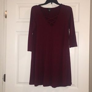 Criss Cross Justify Dress